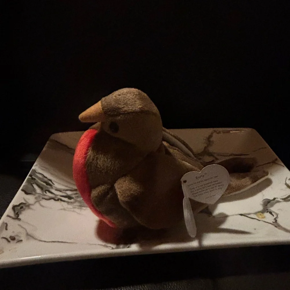 Ty Beanie Baby Early The Robin Bird Retired MWMT Birthdate March 20 1997